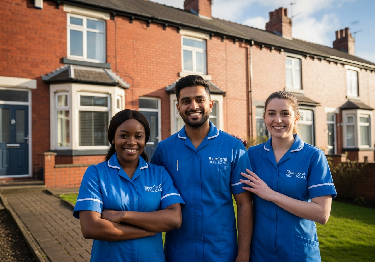 Blue Coral Healthcare carers in Sheffield