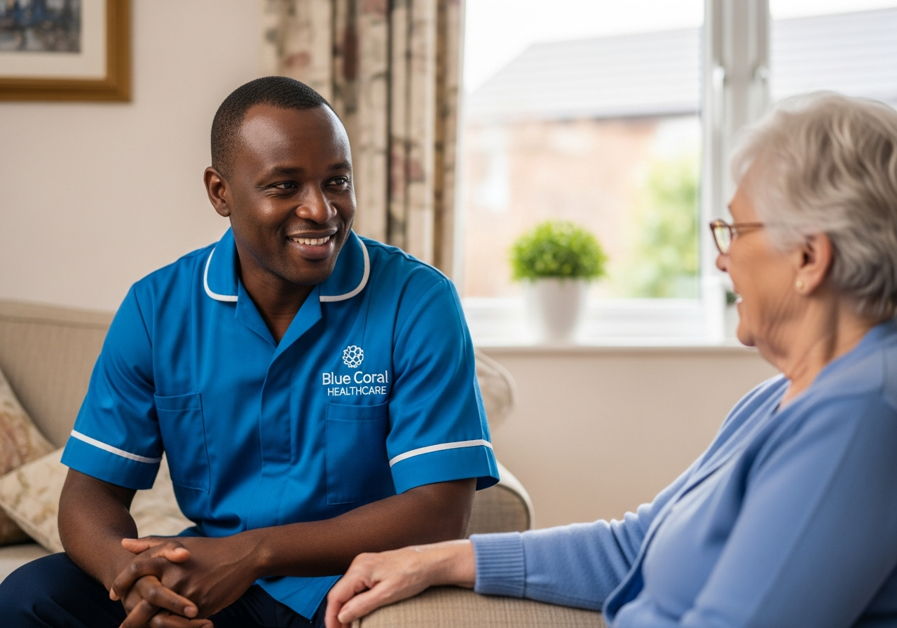 Blue Coral Healthcare team of carers ready to help in Sheffield