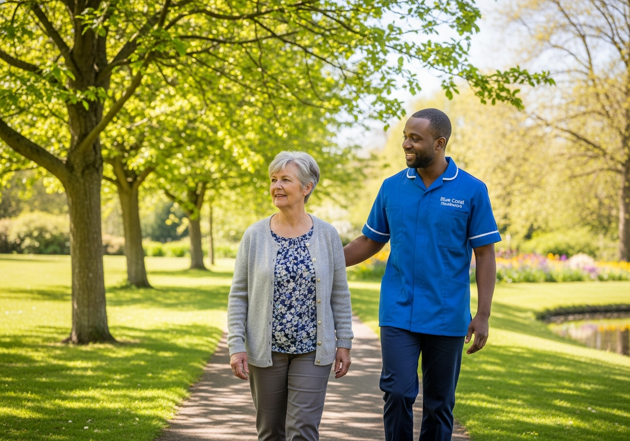 Blue Coral Healthcare care team in Sheffield